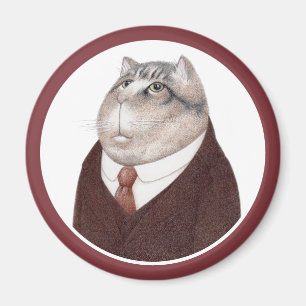 CAT Round-Magnet Magnet