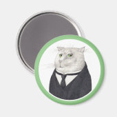 CAT-Round-Magnet Magnet (Vorderseite/Rückseite)