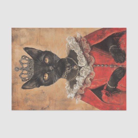 Cat Royal Highness2 Seidenpapier (Vorderseite)