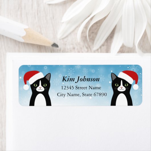 Cat-Rücksendeadressen-Aufkleber (Insitu)