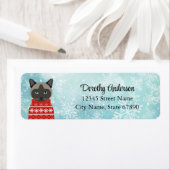 Cat-Rücksendeadressen-Aufkleber (Insitu)