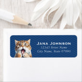 Cat-Rücksendeadressen-Aufkleber (Insitu)