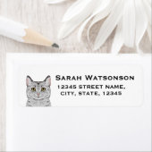 Cat-Rücksendeadressen-Aufkleber - anpassbar (Insitu)