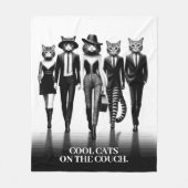 Cat Runway Models durch den Catwalk Fleecedecke (Vorderseite)