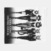 Cat Runway Models durch den Catwalk Fleecedecke (Vorderseite (Horizontal))