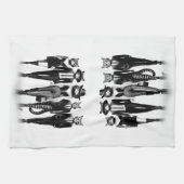 Cat Runway Models durch den Catwalk Geschirrtuch (Horizontal)