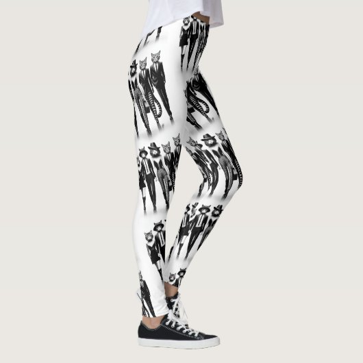 Cat Runway Models durch den Catwalk Leggings (Rechts)