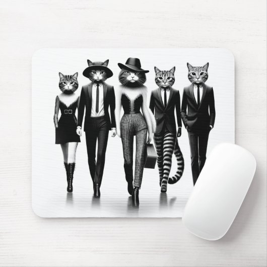 Cat Runway Models durch den Catwalk Mousepad (Mit Mouse)