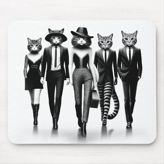 Cat Runway Models durch den Catwalk Mousepad (Vorne)
