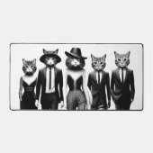 Cat Runway Models durch den Catwalk Schreibtischunterlage (Vorderseite)