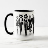 Cat Runway Models durch den Catwalk Tasse (Links)