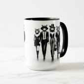 Cat Runway Models durch den Catwalk Tasse (VorderseiteRechts)