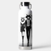 Cat Runway Models durch den Catwalk Trinkflasche (Vorderseite)