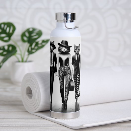 Cat Runway Models durch den Catwalk Trinkflasche (Yoga)