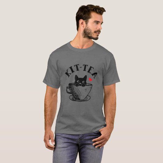 Cat S Kit-Tee Funny Cat Lover Geschenk T-Shirt (Vorne ganz)