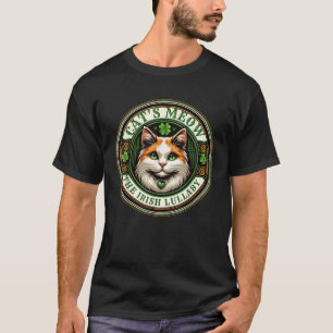 CAT S MEOW DIE IRISCHE LULLABY Irische Inspirierte T-Shirt