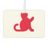 Cat sagt Hallo Autolufterfrischer (Vorderseite)