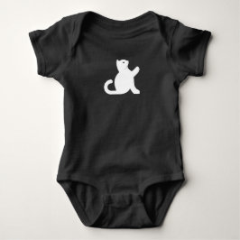 Cat sagt Hallo Baby Strampler