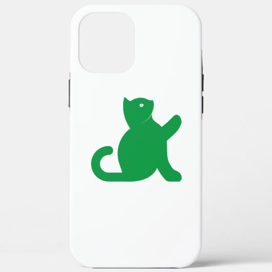 Cat sagt Hallo Case-Mate iPhone Hülle (Rückseite)