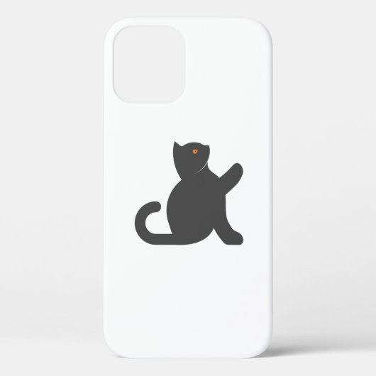 Cat sagt Hallo Case-Mate iPhone Hülle (Rückseite)