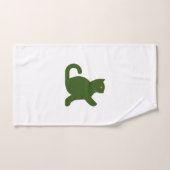 Cat sagt Hallo Handtuch (Handtuch)