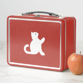 Cat sagt Hallo Metall Brotdose (Beispiel)