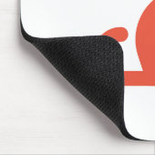 Cat sagt Hallo Mousepad (Ecke)