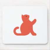 Cat sagt Hallo Mousepad (Vorne)