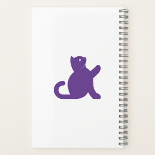 Cat sagt Hallo Notizblock
