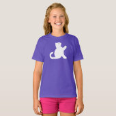 Cat sagt Hallo T-Shirt (Vorne ganz)