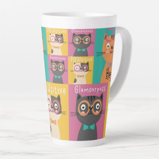 Cat sagt: Hey Funny Memes    Milchtasse (Rechte Ecke)