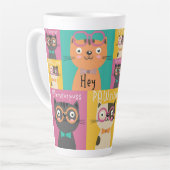 Cat sagt: Hey Funny Memes    Milchtasse (Linke Ecke)