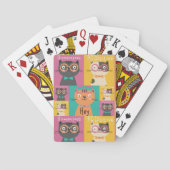 Cat sagt: Hey Funny Memes Spielkarten (Rückseite)