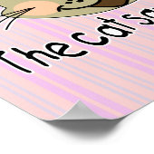 Cat sagt Meow Poster (Ecke)