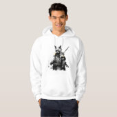 Cat Samurai katana Hoodie (Vorne ganz)