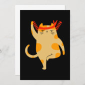 Cat Samurai Ninja Shinobi Kitten Kitty Pet Geschen Einladung (Vorne/Hinten)