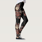 Cat Samurai Warrior Japanisch Leggings (Rechts)