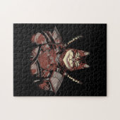 Cat Samurai Warrior Japanisch Puzzle (Horizontal)