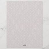 Cat Santa und Maus mit Weihnachtsgeschenk Briefbogen (Rückseite)