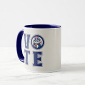 Cat Says Vote Tasse (Vorderseite Links)