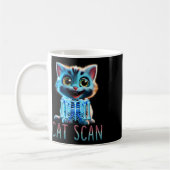 Cat Scan Ct Scan Halloween Cat Röntgen Pun Meme Kr Kaffeetasse (Links)