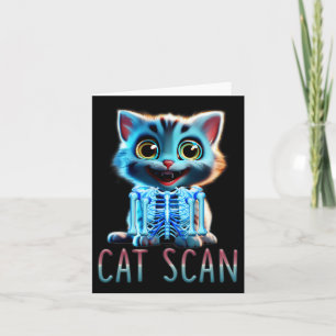 Cat Scan Ct Scan Halloween Cat Röntgen Pun Meme Kr Karte