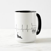 Cat Scan - EKG Coffee Tasse (VorderseiteRechts)