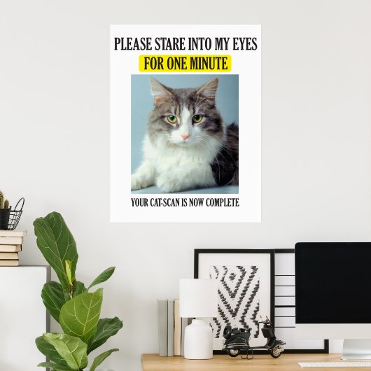 Cat Scan Poster (Heimbüro)