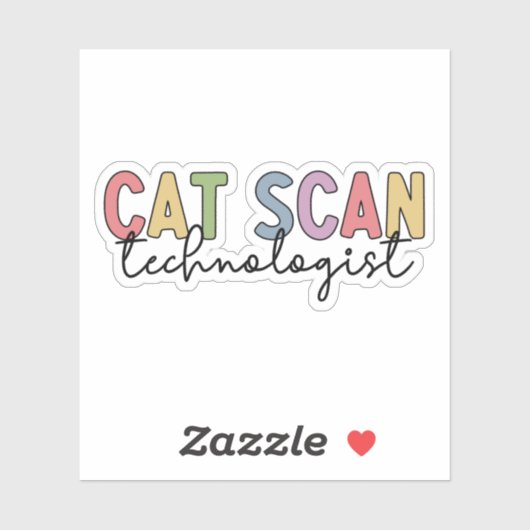 CAT Scan Technologin CT Tech Radiology - Geschenke Aufkleber (Blatt)