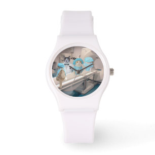 Cat Scan Watch for Nurse/Pädiatrie Doctor Armbanduhr