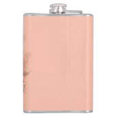 Cat Scared by Pumpkin Fun Halloween Charakter Flachmann (Rückseite)