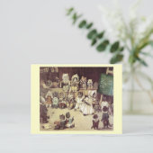 Cat School by Louis Wain Postcard Postkarte (Stehend Vorderseite)