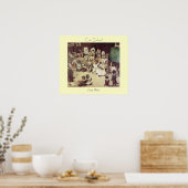 Cat School by Louis Wain Poster Print (Küche)