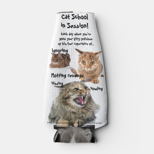 Cat School Flaschenkühler (Vorderseite)